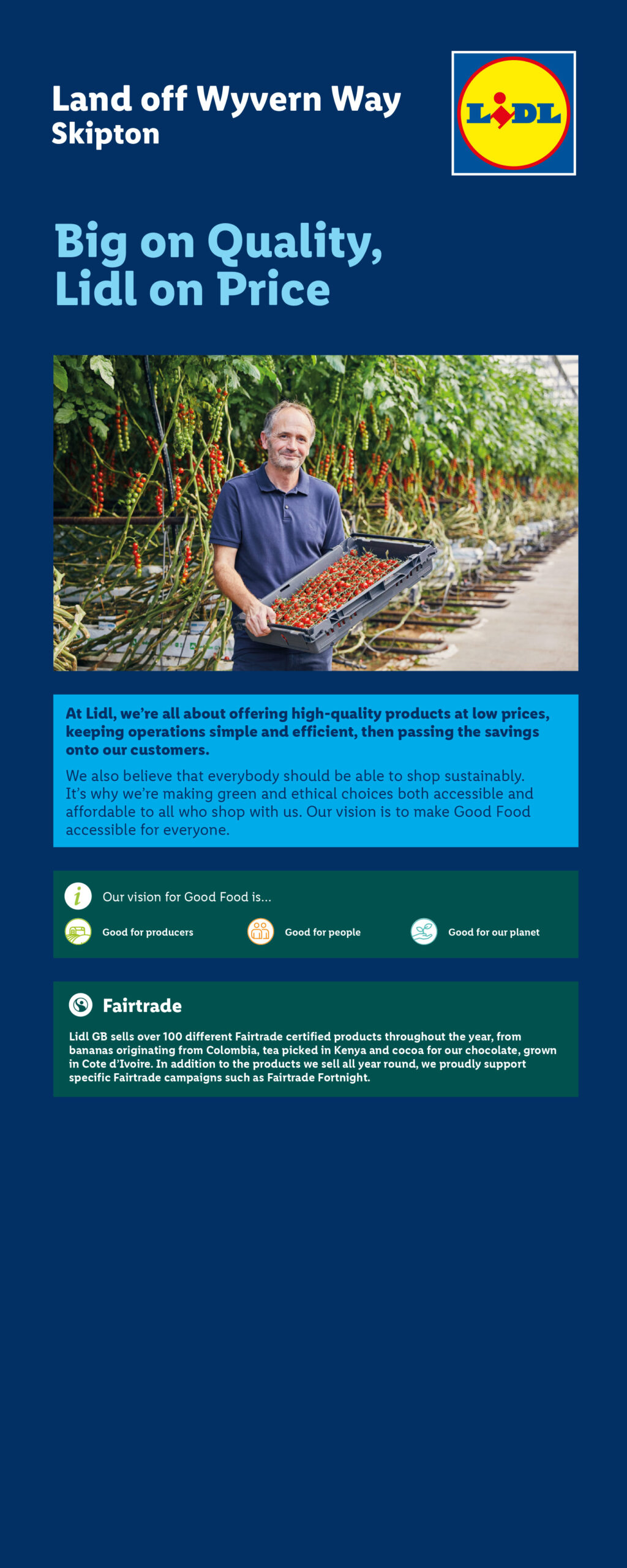 Big on quality, Lidl on price banner